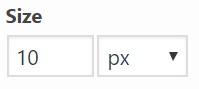 Widget Form Measurement