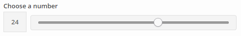 Widget Form Slider