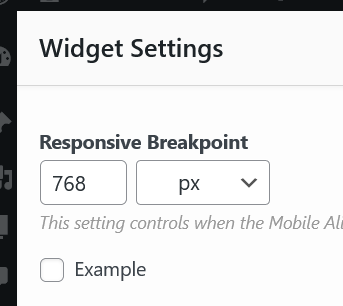 Widget Form Text Input
