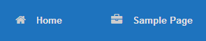 Menu Background Color