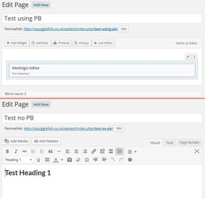 headings