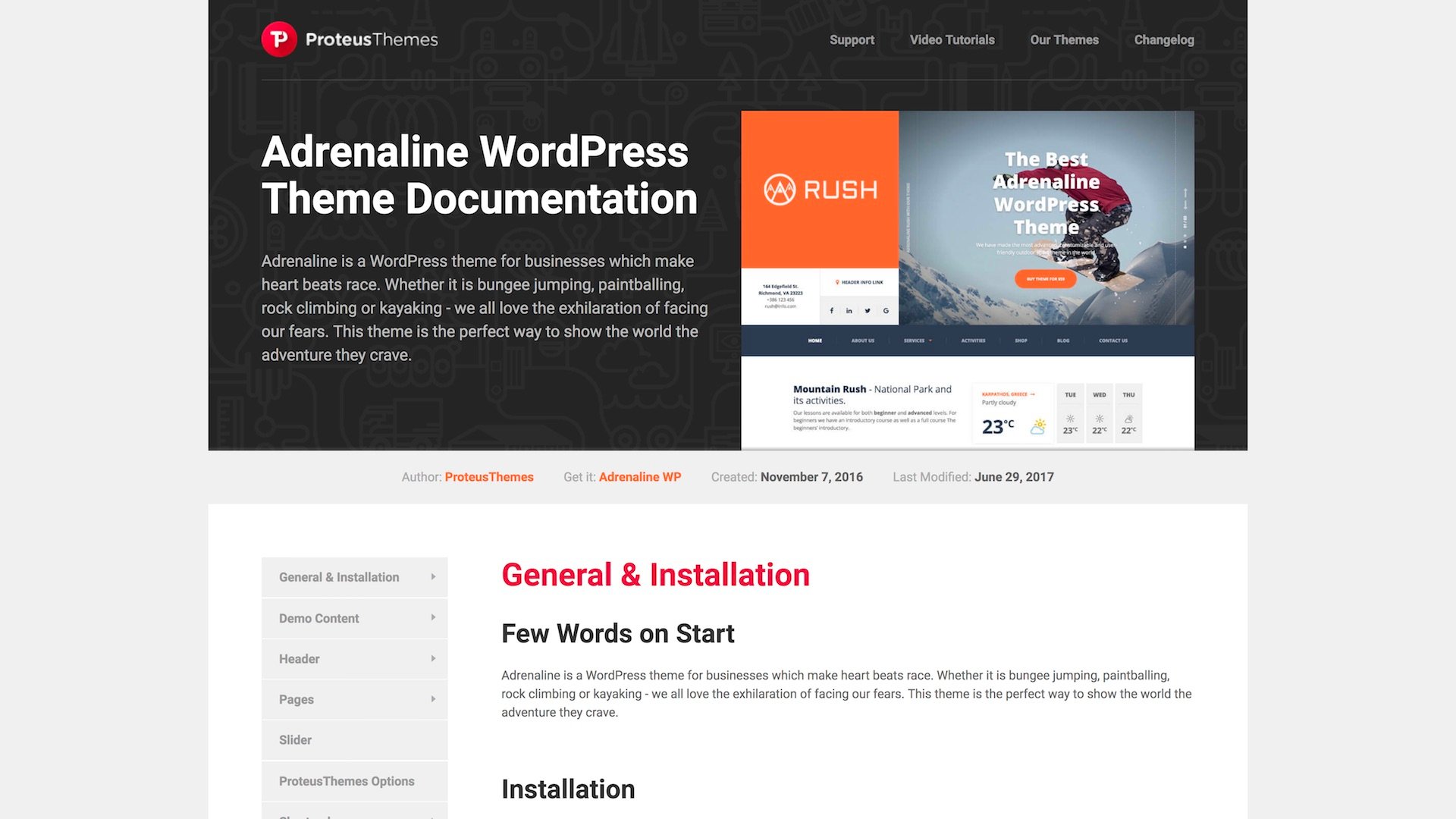 Alt документация. Установить тему WORDPRESS. Adrenaline Word\. Adrenalin Word.