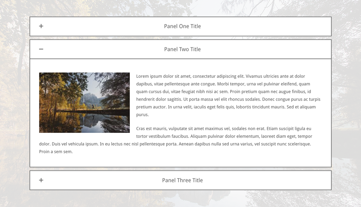 Introducing the Accordion Widget SiteOrigin