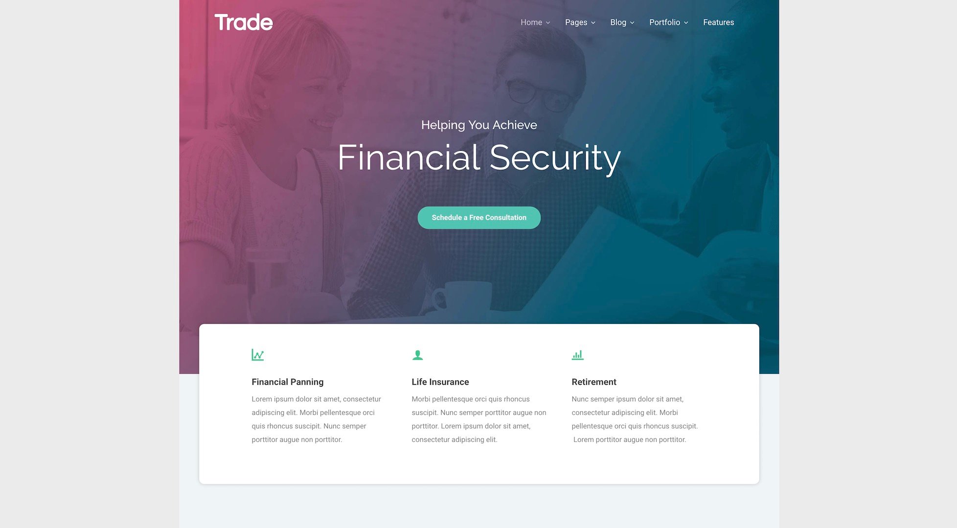 Tradie wp deals theme