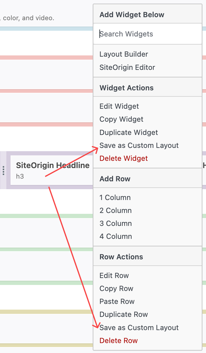Custom Layouts - SiteOrigin