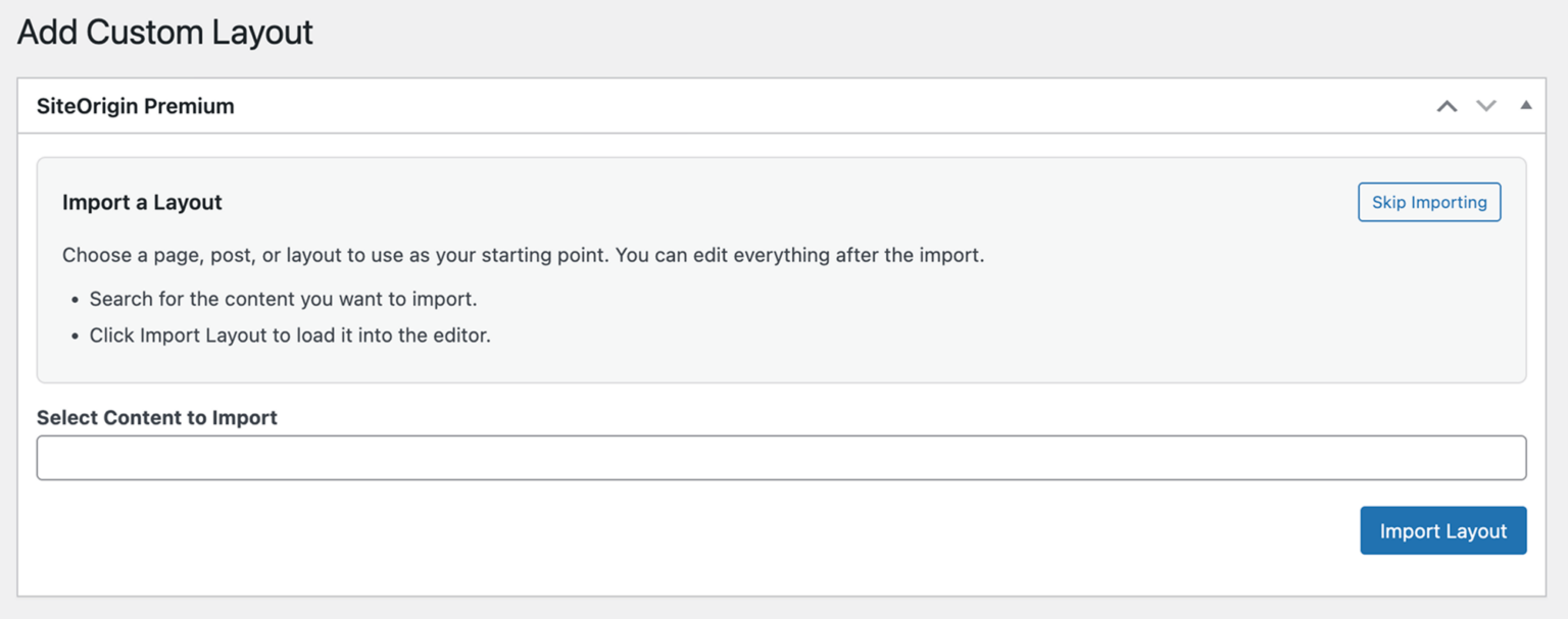 Accelerate Your Workflow with SiteOrigin Custom Layouts - SiteOrigin
