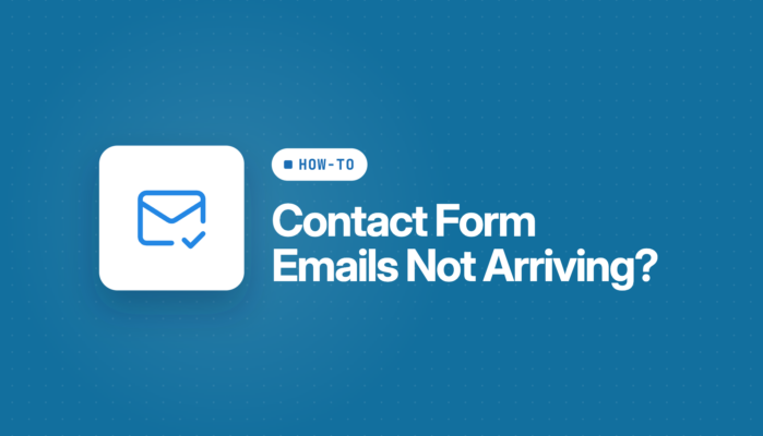 Contact Form Emails Not Arriving?